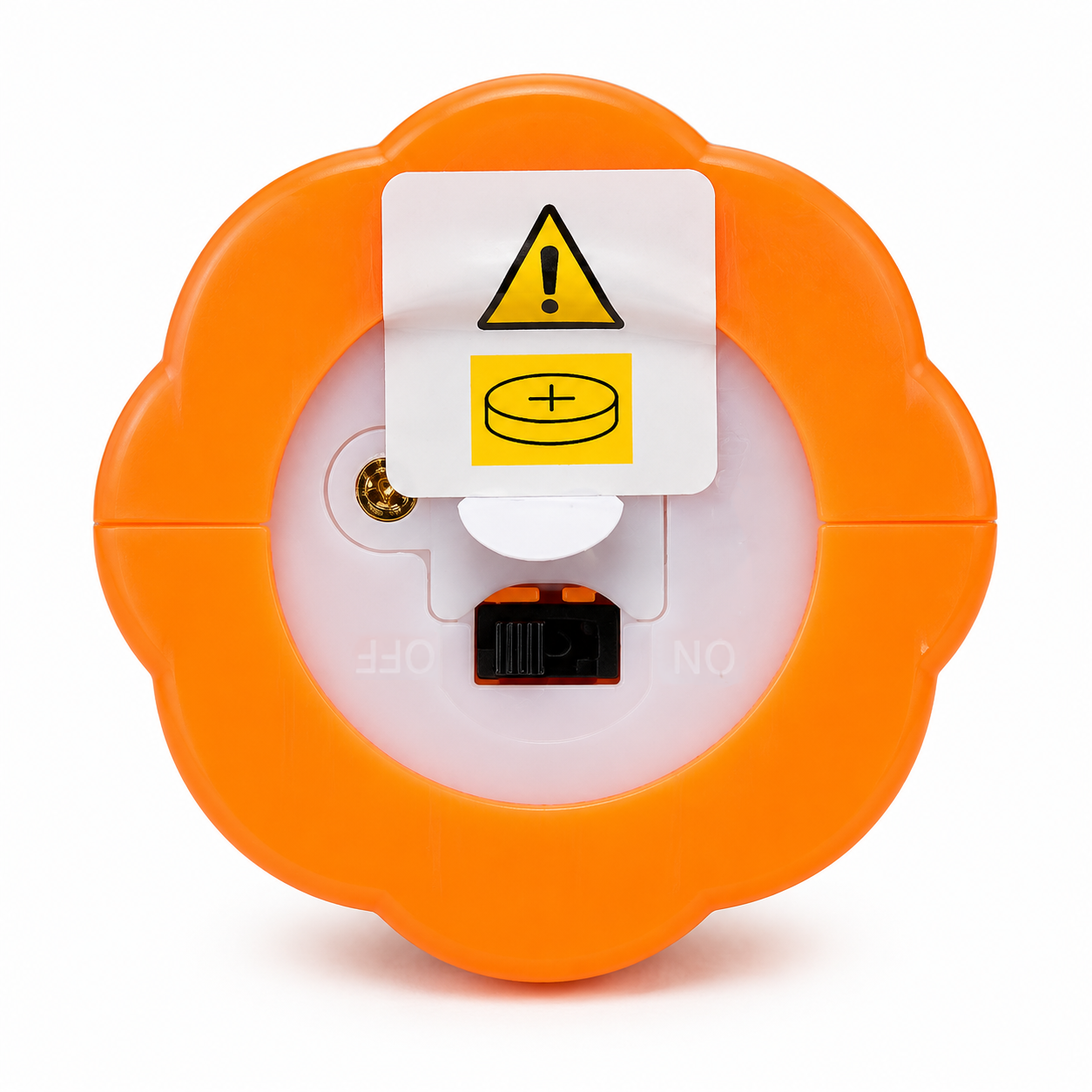 5 Pack Halloween Battery Tea Lights Pumpkin LED Flameless Candles Safe Battery Operated Orange Lights