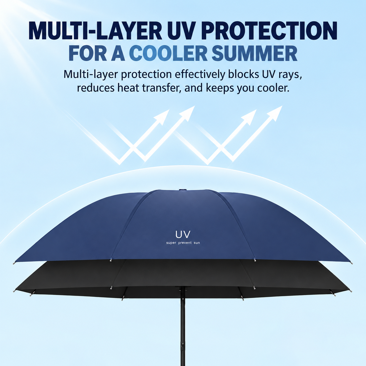 8 Ribs Manual Folding travel Folding Umbrella Windproof Compact Rain Sun Travel Color random