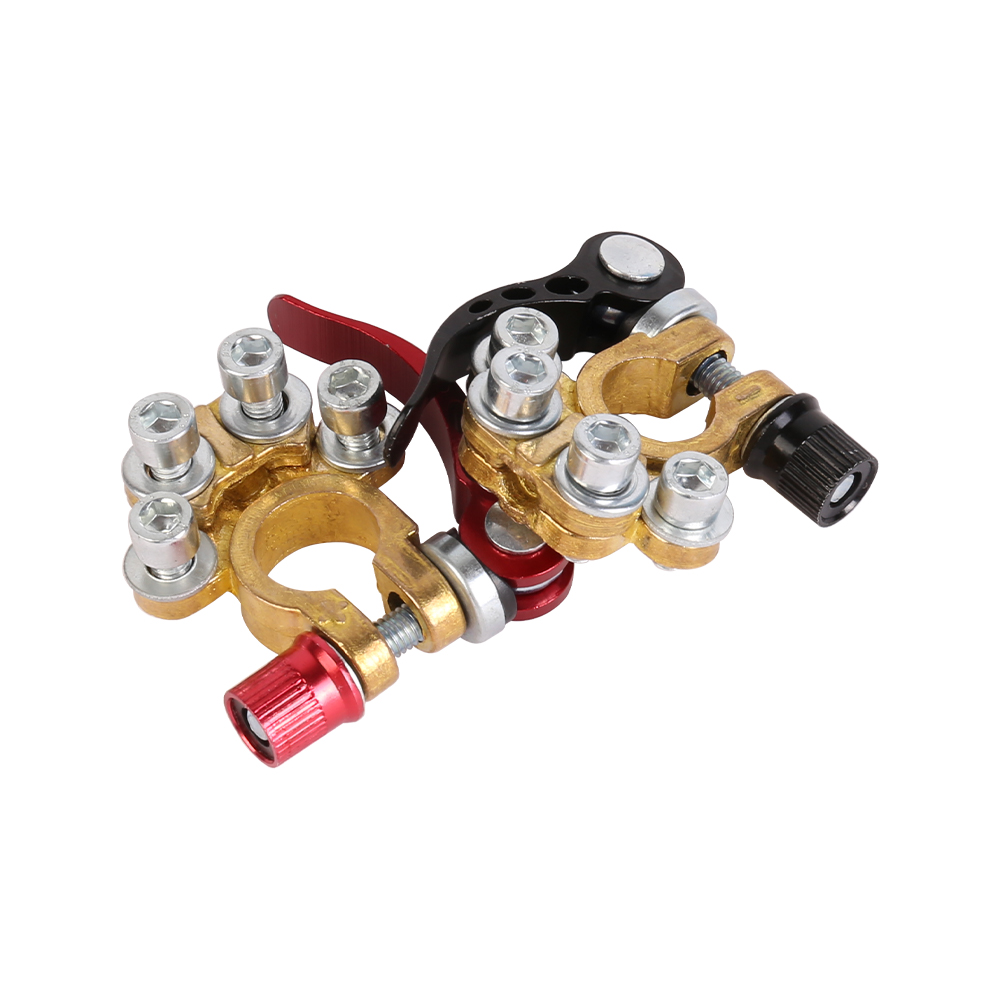 2 Pcs 12V Battery Terminals Connectors Clamps Quick Release for Caravan Car