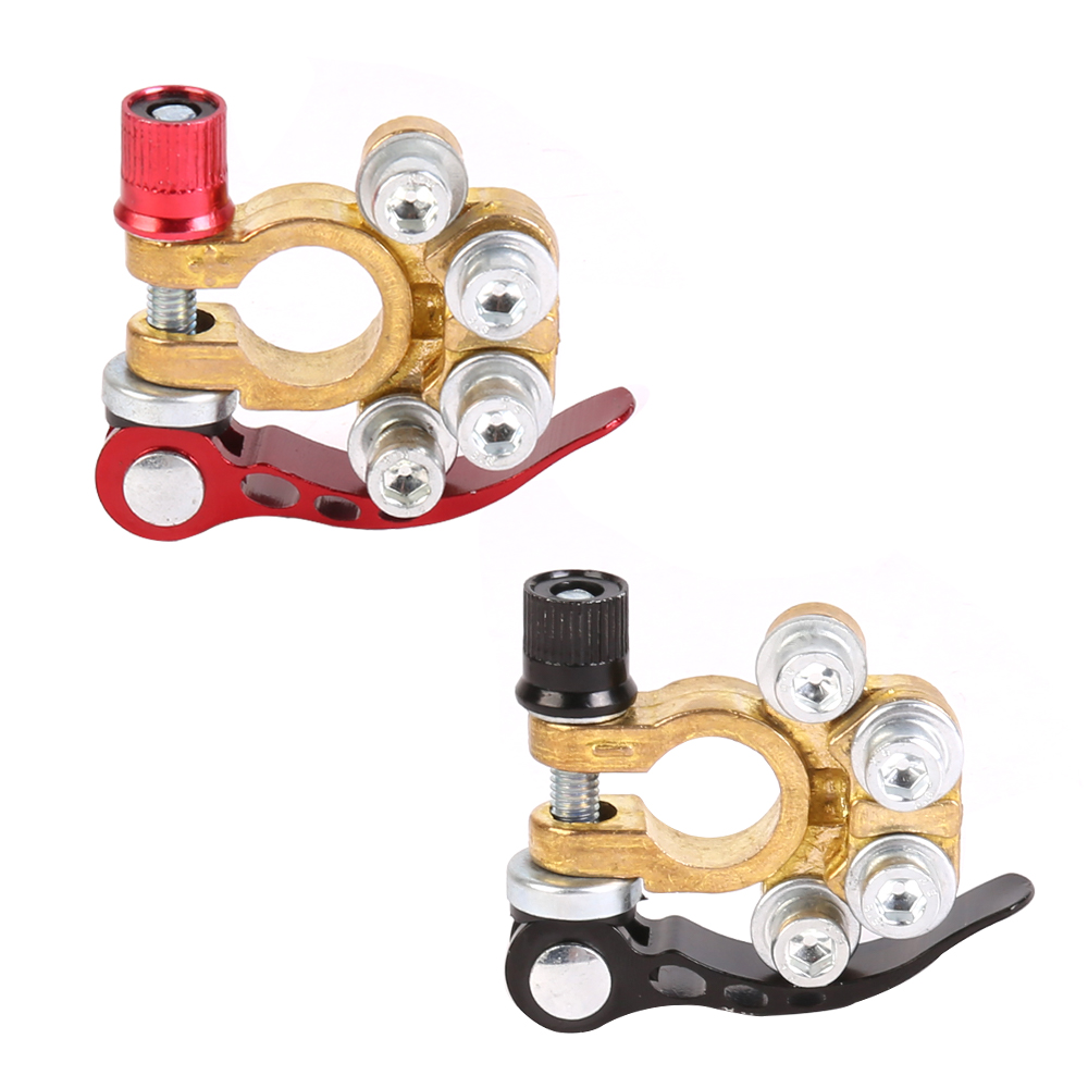 2 Pcs 12V Battery Terminals Connectors Clamps Quick Release for Caravan Car