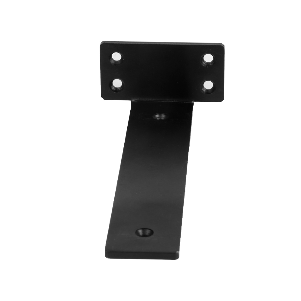 2PCS 20CM Floating Shelf Brackets Metal Construction with Anti-Slip Design