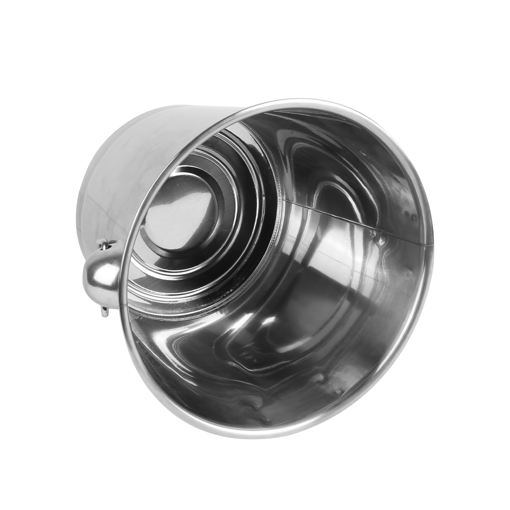 5L Stainless Steel Ice Bucket Wine Cooler with Handles for Bar Pub Party