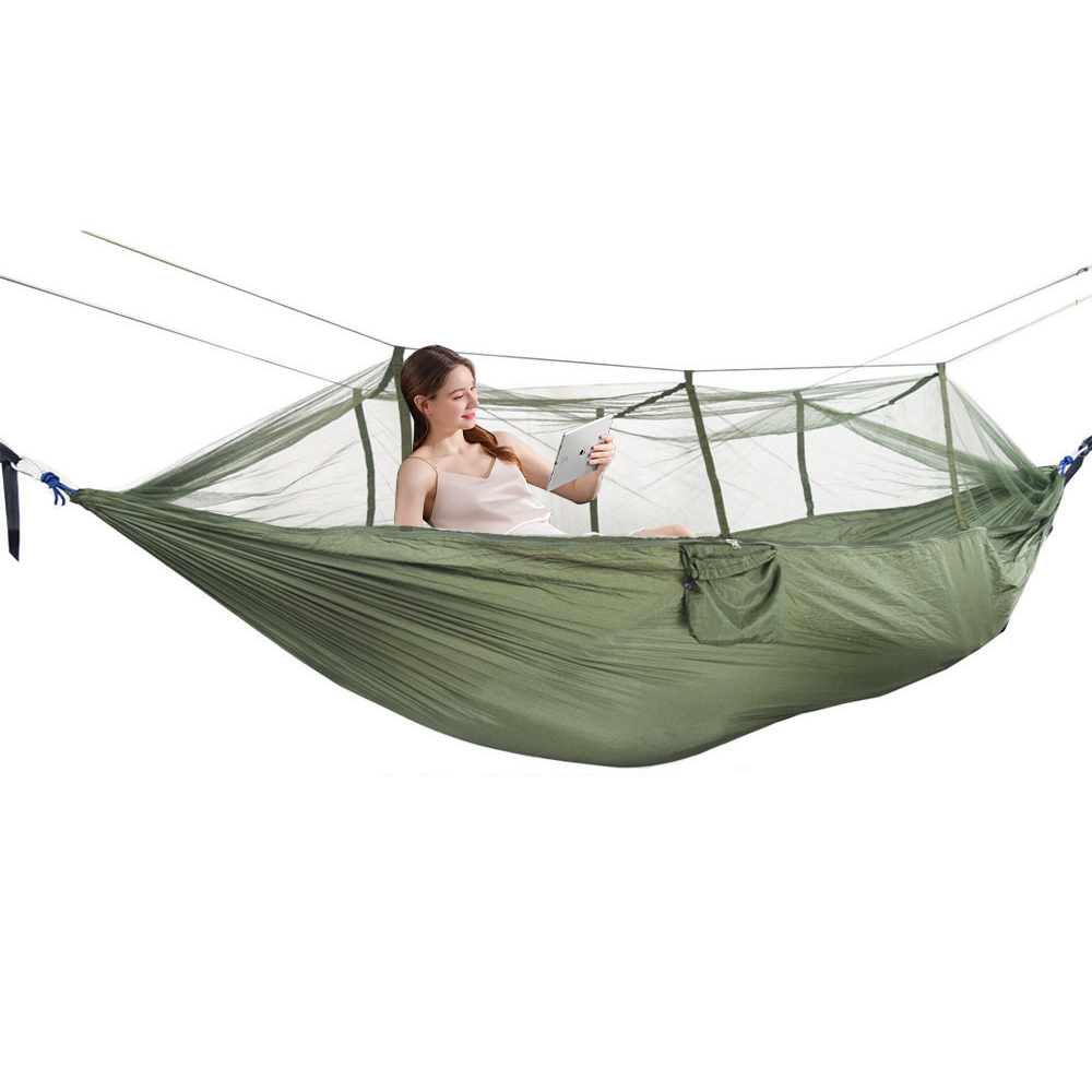 2 Person Camping Hammock with Integrated Mosquito Net Camping Hammock