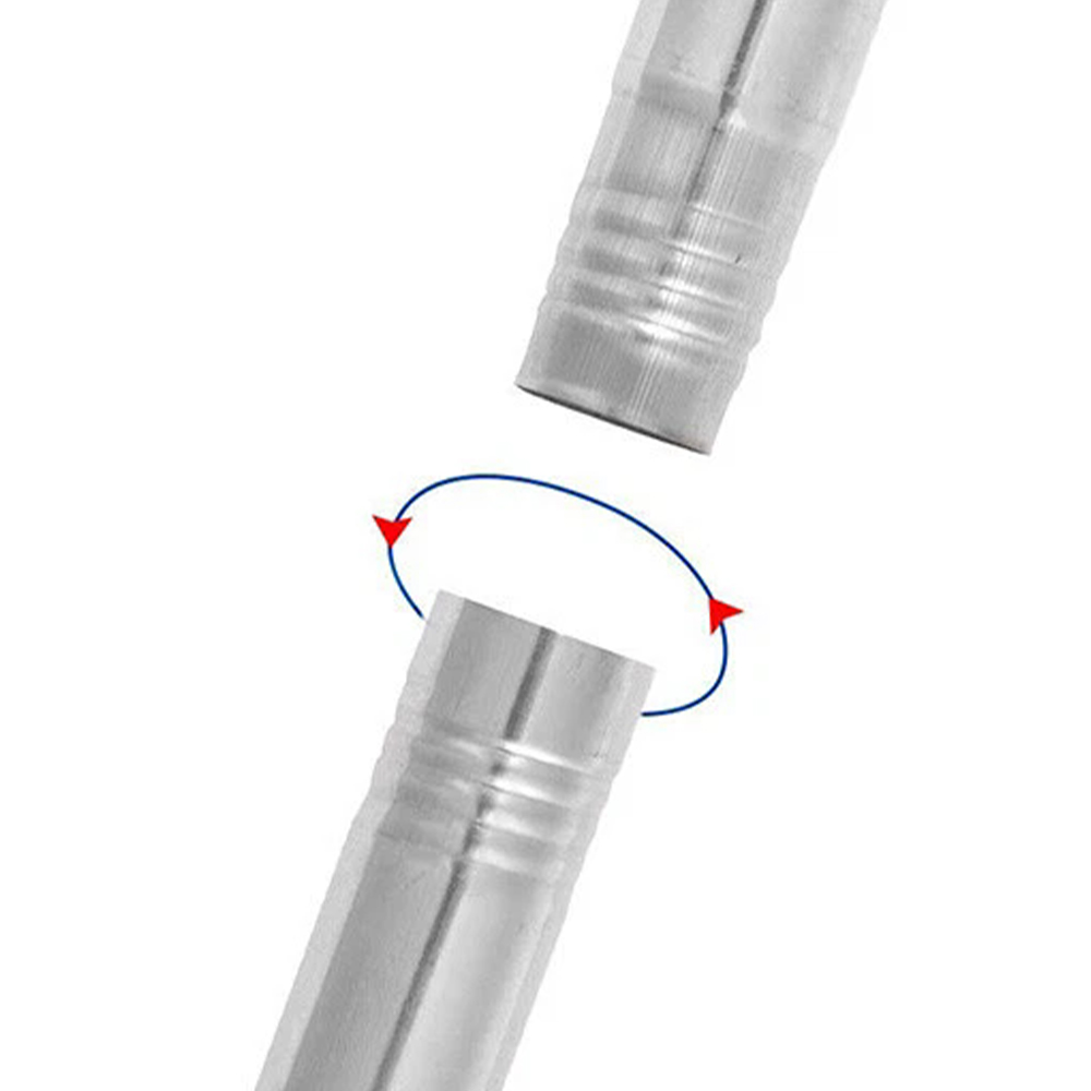 6ft Heavy Duty Adjustable Stainless Steel Flag Pole Rotating Anti-Tangle Design