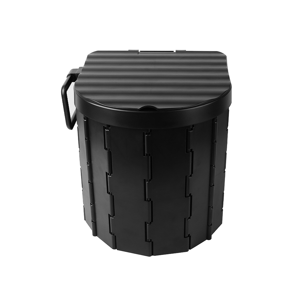 Folding Toilet Car Outdoor Travel Potty Portable for Camping Hiking with 12 Garbage Bags
