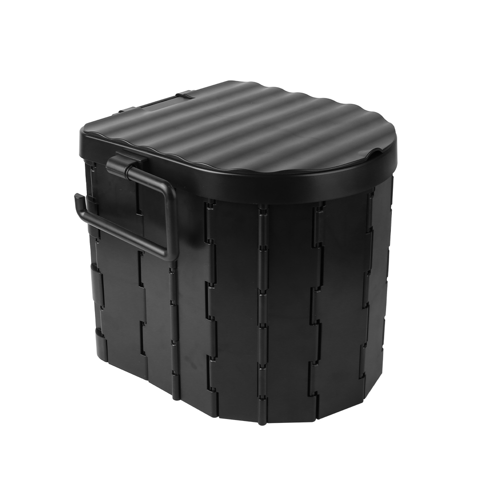 Folding Toilet Car Outdoor Travel Potty Portable for Camping Hiking with 12 Garbage Bags