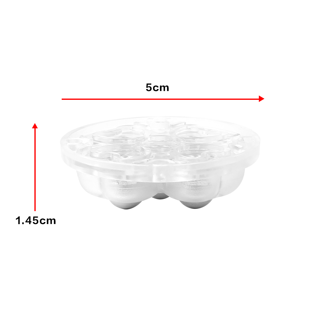 Paste Type Stainless Steel Caster Wheels Universal Pulley Set of 4