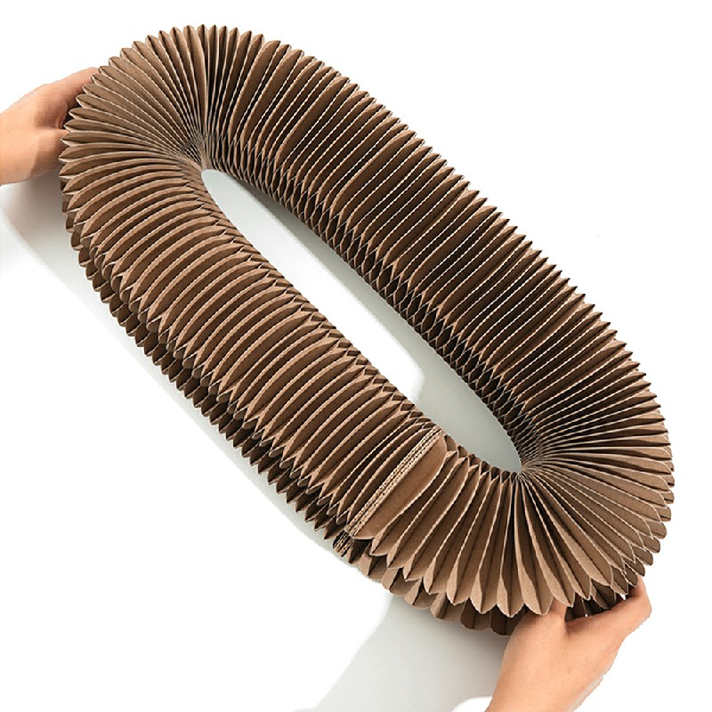 Foldable Accordion Organ Cat Scratching Board Cat Toy with Toy Bell