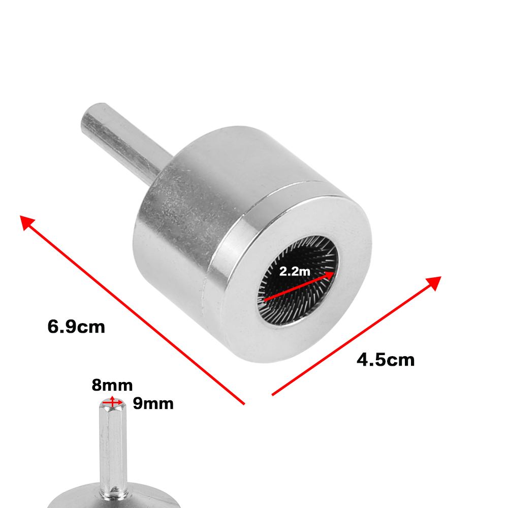 22mm Metal Copper Pipe Cleaner Brush Metal Drill Useful Tube Cleaning Tool