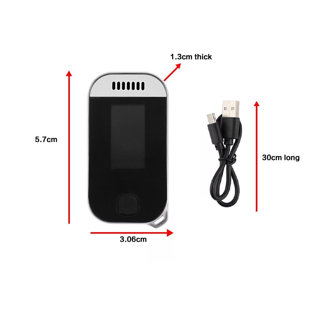 Portable LCD Digital Breath-Alcohol Tester Breathalyser Self Analyzer