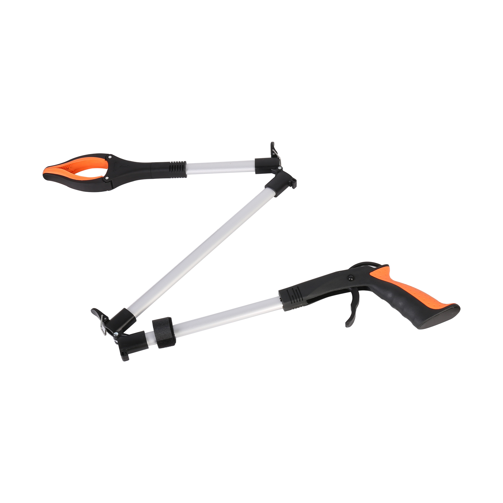 Orange Reacher Grabber Tool Extra Long Lightweight Handy Trash Claw Grabber with Magnets
