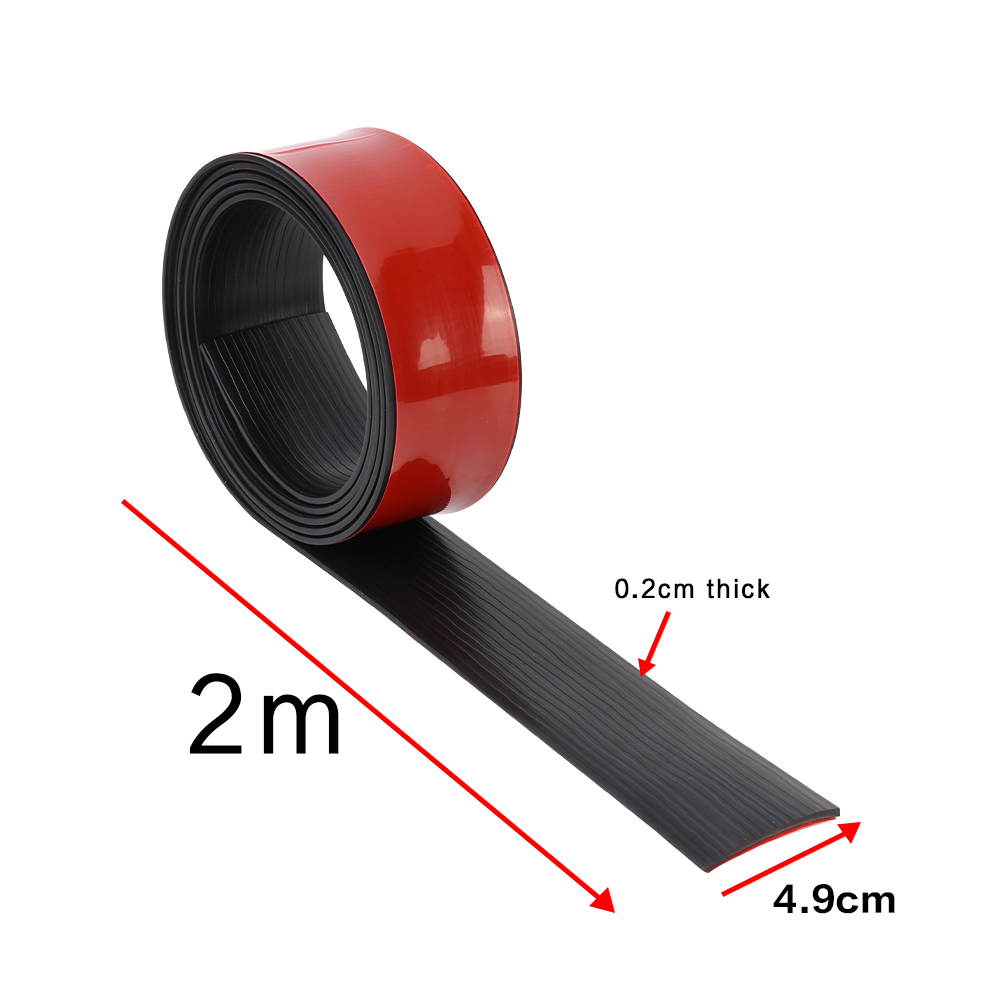 2M Black Flat Self Adhesive Flooring Strip Trim Door Threshold Floor Transition Strip Trim