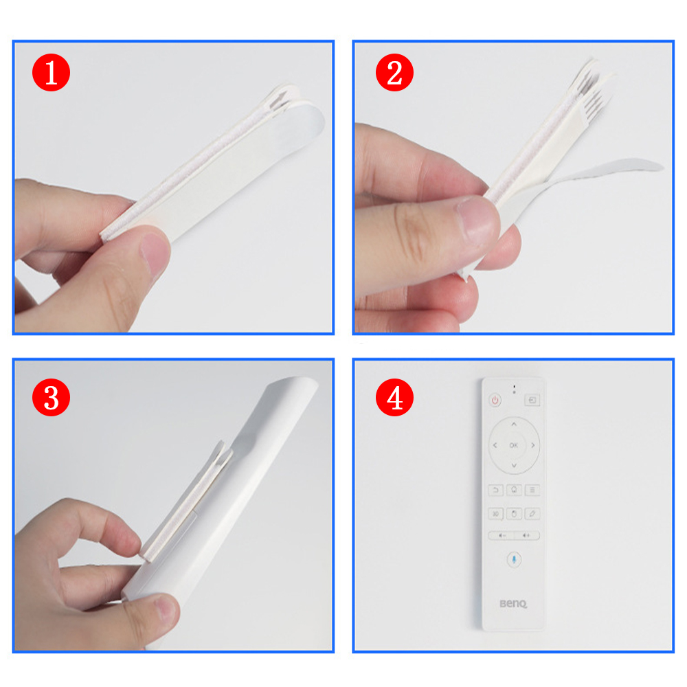 30 Pairs Double Side Hook Loop Mounting Tapes Damage Free Removable Wall Tape Adhesive Picture Hanging Strips