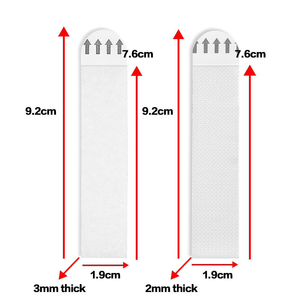 30 Pairs Double Side Hook Loop Mounting Tapes Damage Free Removable Wall Tape Adhesive Picture Hanging Strips