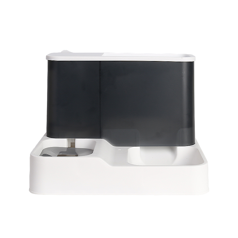 2 in 1 Automatic Pet Feeder Food Water Dispenser Bowl with Bottle