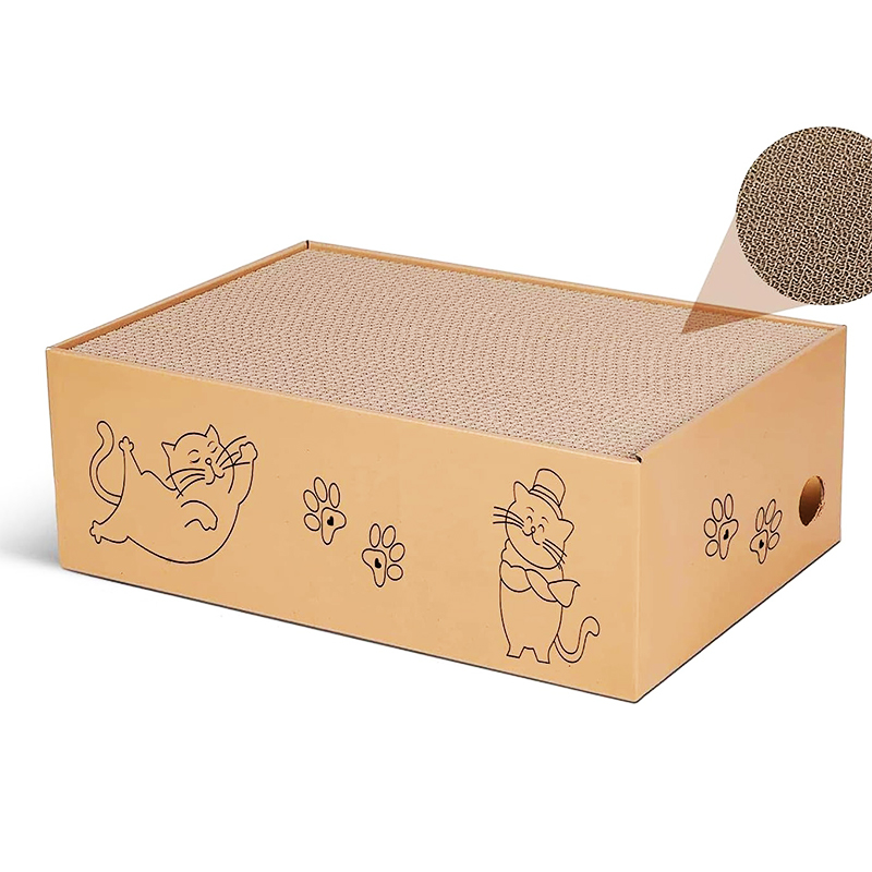 5PCS Reversible Corrugated Cat Scratching Board Cardboard Refill Pad Scratch Bed
