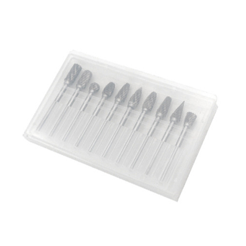 10 pcs Rotary Burr Bit Tungsten Carbide Point Die Grinder Shank Carving Set