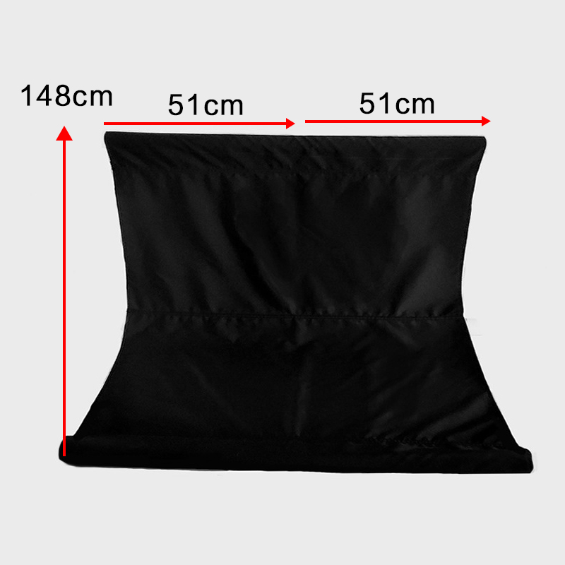 Spare Swing Seat Cover for Hammock or Garden Bench 148x51x51cm Black