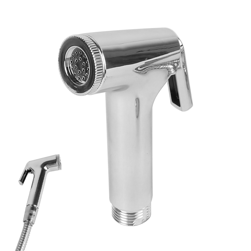 Chrome Handheld Bidet Spray Tap with Hose Muslim Shower