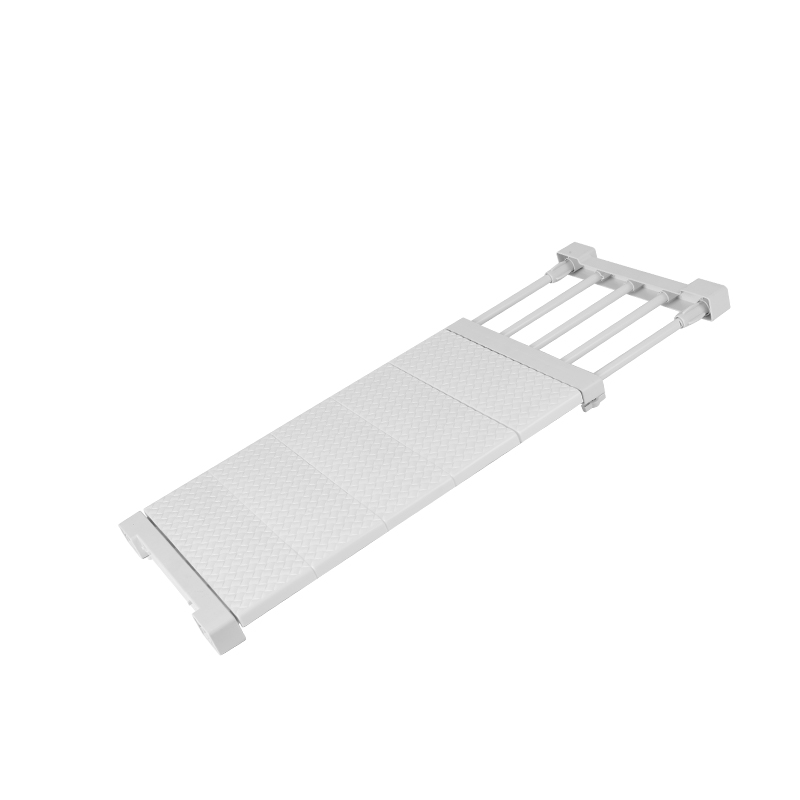 Extendable Shelf Divider Easy Install Closet and Cupboard Organizer Rack