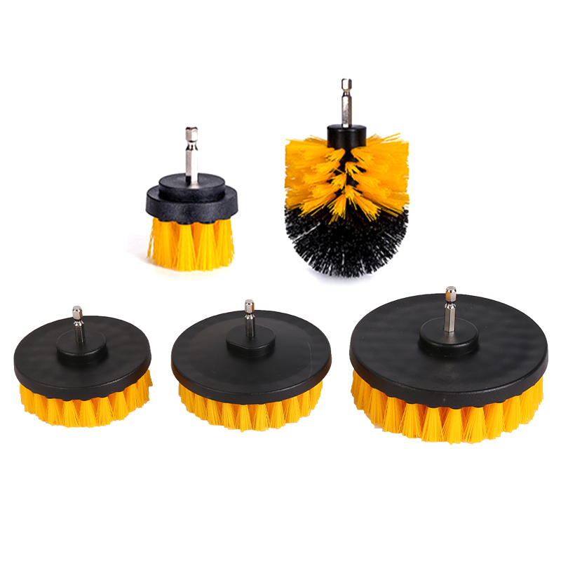 5pcs Drill Power Scrub Brushes Cleaning Attachments for Bathroom
