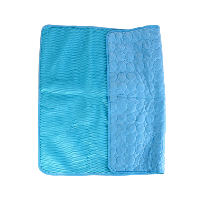 Pet Cooling Mat for Summer Heat Relief Pad for Dogs Cats 100x70cm XL Blue