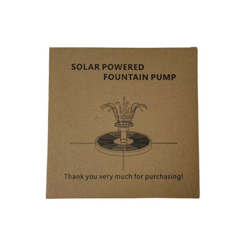 Solar Water Pump Water Fountain with Battery for Garden Pond Bird Bath Fish Tank 5.5W