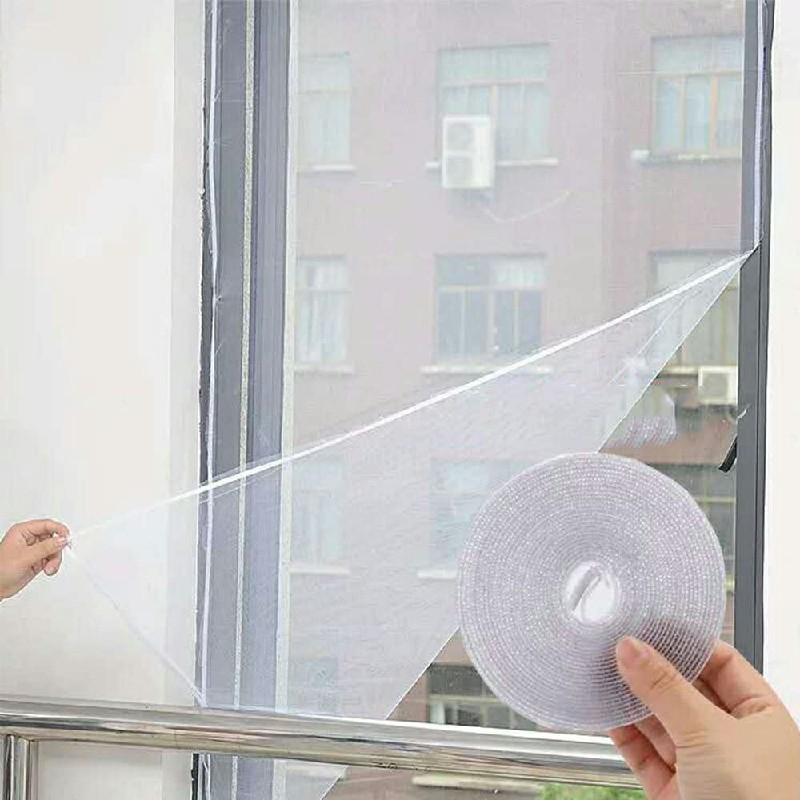 Window Screen White Door Netting Mesh Net prevent for Mosquito Fly Insect Moth