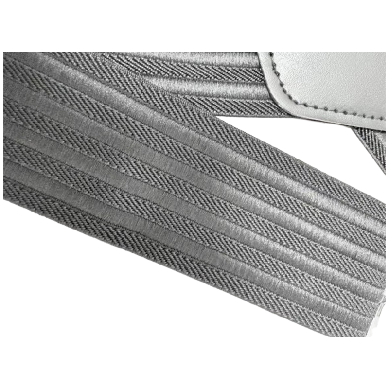 Black Stripes Wide Heavy Duty Suspenders Adjustable Trousers 50mm