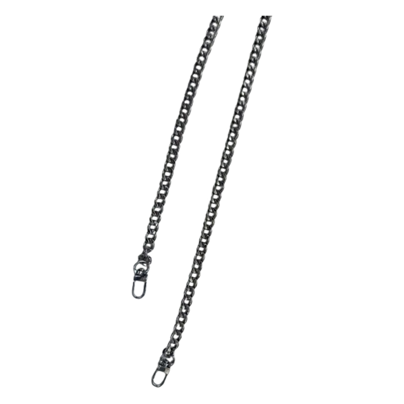Silver Length Bag Metal Flat Chain Replacement Strap for Handbag 120CM