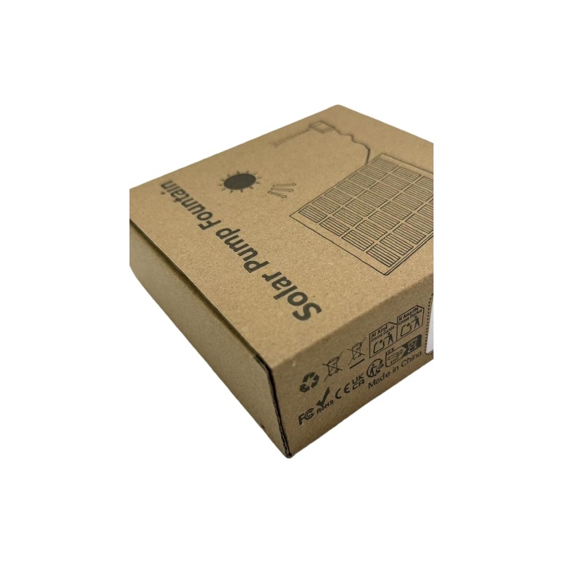 Water Feature Plants Pump Solar Panel Powered Aquarium Fountain