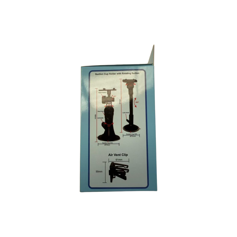 Car Air Frame Vent Holder Swivel + Phone In Car Windscreen Suction Mount Cradle Stand