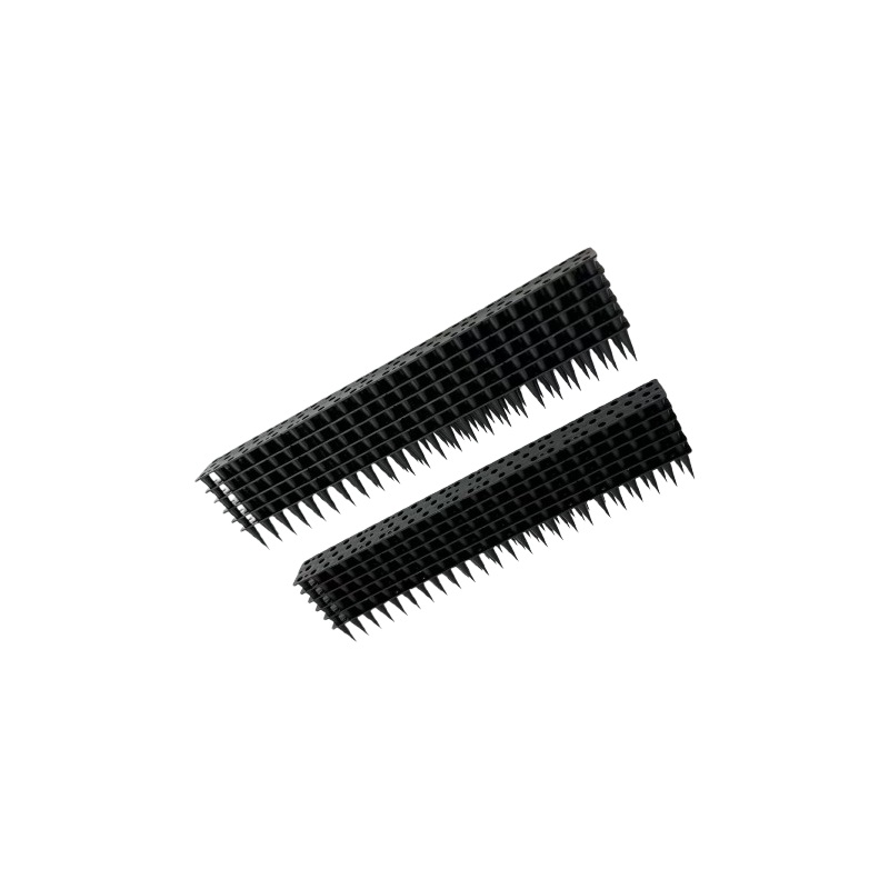 12 pcs Black Palstic Dog Pest Deterrent Pigeon Repellent Anti Bird Spike Scarer with 3.cm Long Spikes