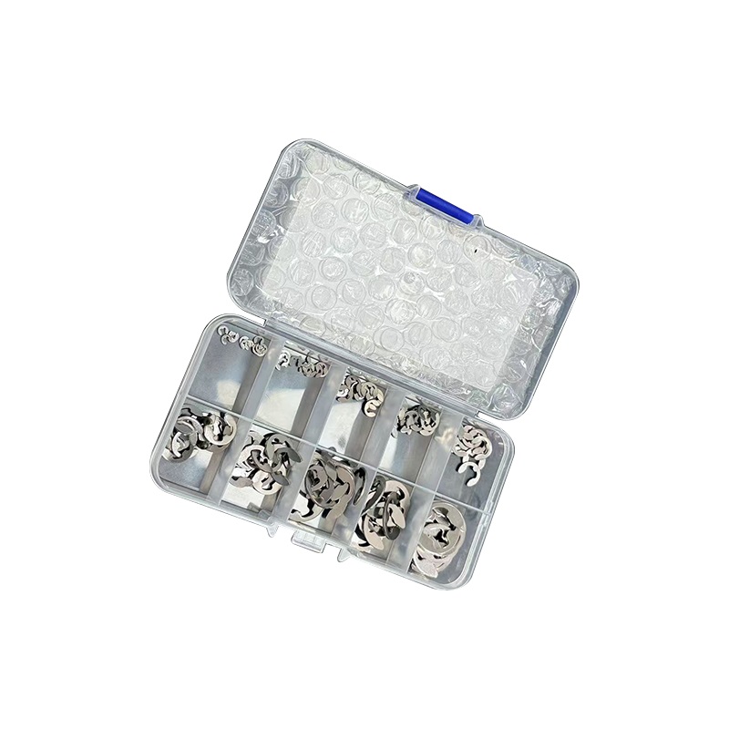 120 pcs Steel E Clips Kit Retaining Ring Assorted M1.5 - M10mm