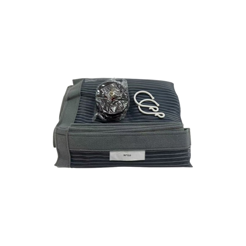 Magnetic Fly Screen with Side Opening Insect Mesh for Doors Grey 90x210cm