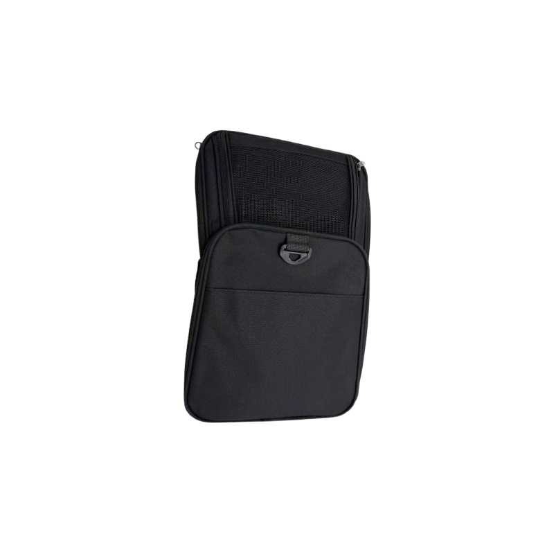 Large Soft Fabric Pet Carrier Bag Portable Travel Tote for Cats Black