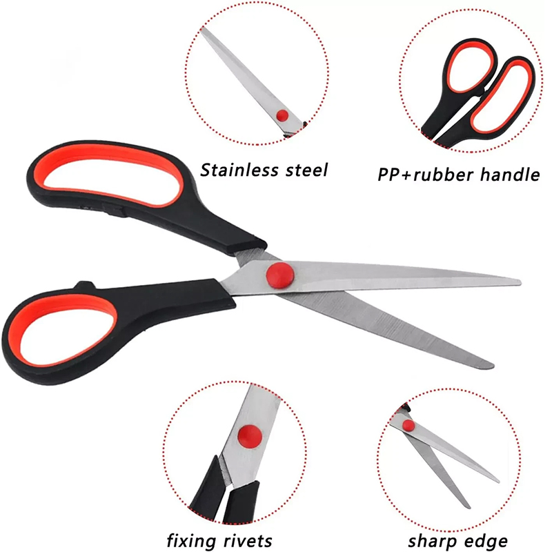 Stainless Steel Scissors Set Multi Purpose Heavy Duty Kitchen Shear 3 Pack