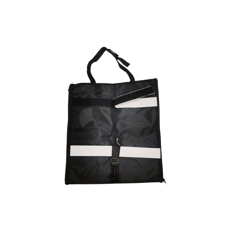 Black Detachable Seat Back Organisers Storage Hanging Bag Large Capacity with Zippers
