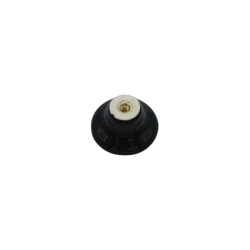 Cupboard Handles Drawer Ceramic Pulls Single Hole Cabinet Knobs 38mm Black