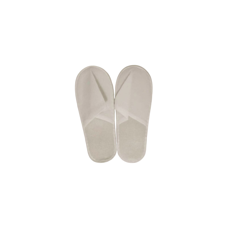 Hotel Slippers Closed Toe Spa Guest Slippers White Slippers