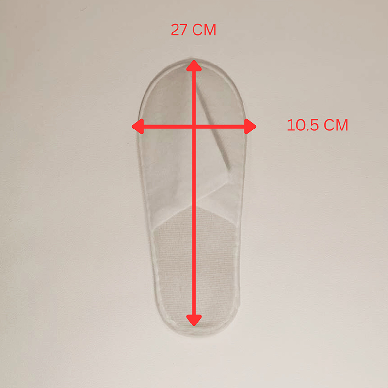 Hotel Slippers Closed Toe Spa Guest Slippers White Slippers