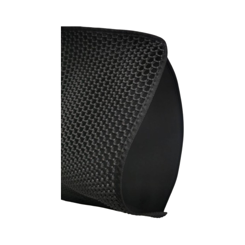 Double-Layer Non-Slip Cat Litter Mat Washable Paw Cleaner Litter Trapper Black