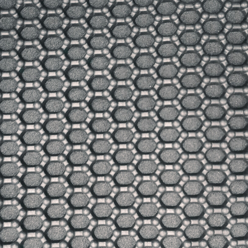 Double-Layer Non-Slip Cat Litter Mat Washable Paw Cleaner Litter Trapper Black