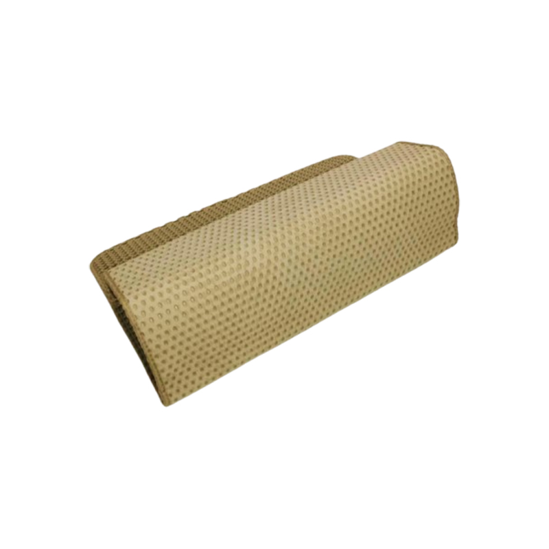 Double-Layer Non-Slip Cat Litter Mat Washable Paw Cleaner Litter Trapper Khaki