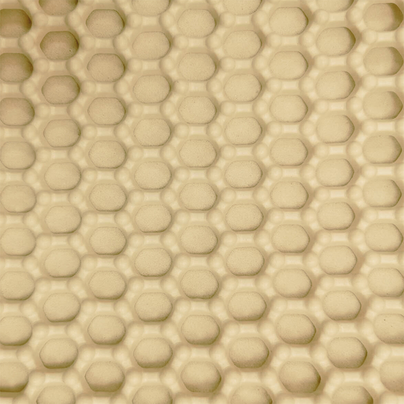 Double-Layer Non-Slip Cat Litter Mat Washable Paw Cleaner Litter Trapper Khaki