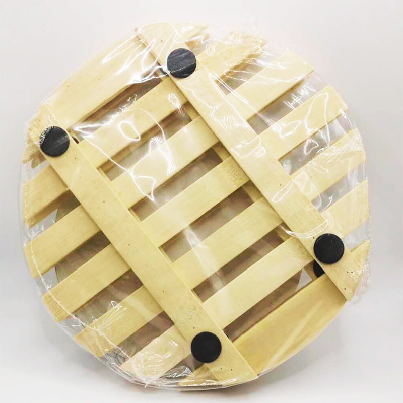 2PCS Wooden Pot Mat Trivet for Hot Dishes and Pot 19 cm