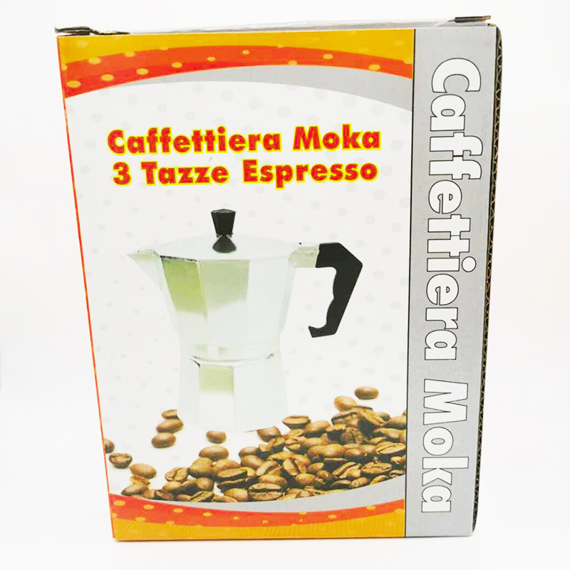 Moka Coffee Maker Pot Coffee Percolator Octagonal 3 Cups Gifts