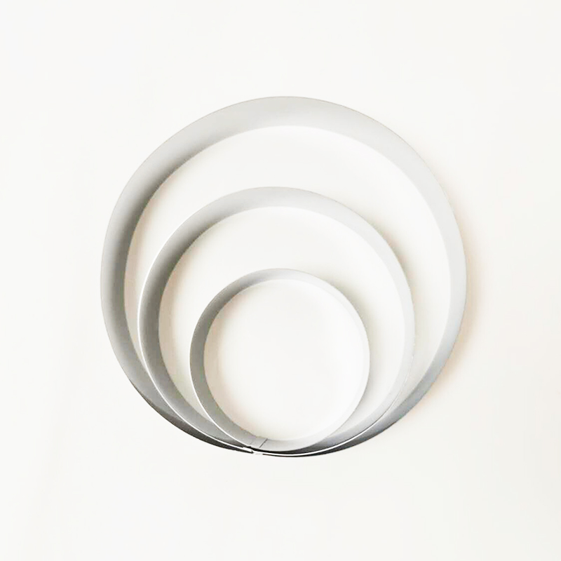 3PCS Stainless Steel Baking Ring Mould Kitchen Tool Round
