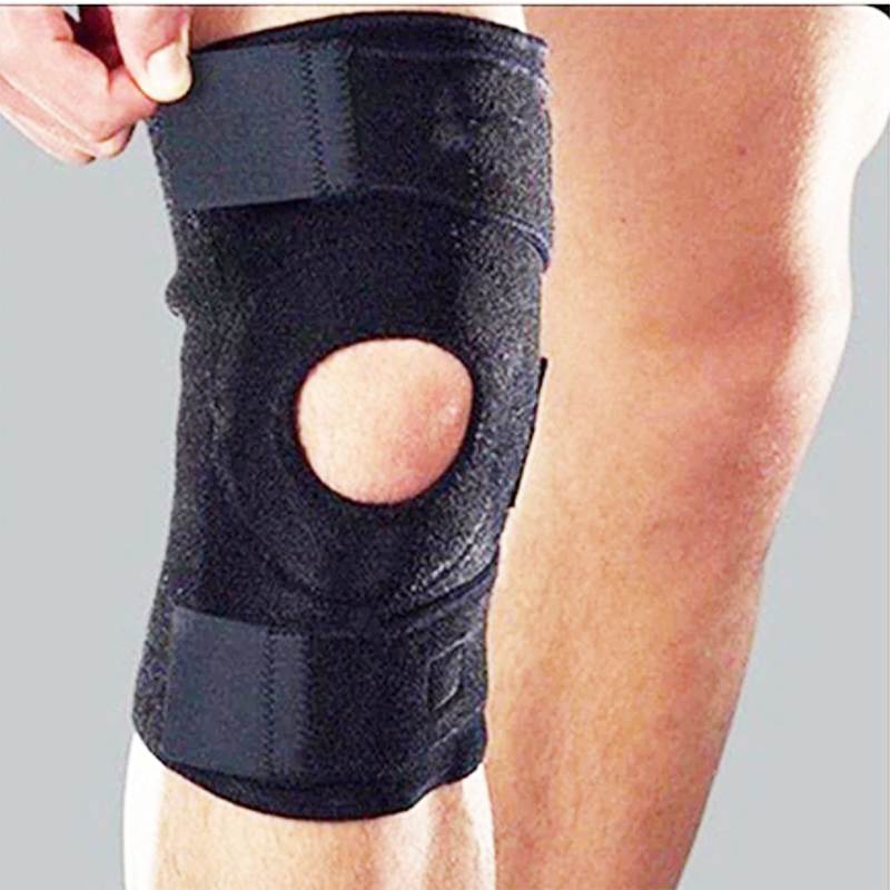 Fully Adjustable Open Patella Knee Support for Walking Running