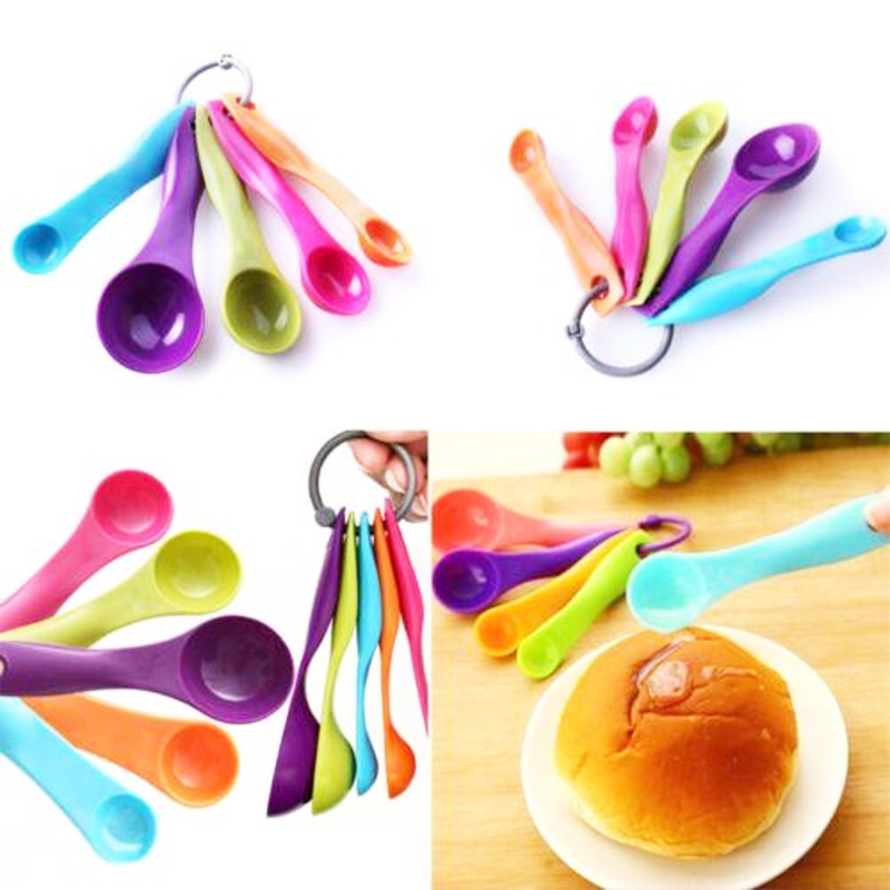 5PCS Colorful Measuring Spoon Set for Kitchen